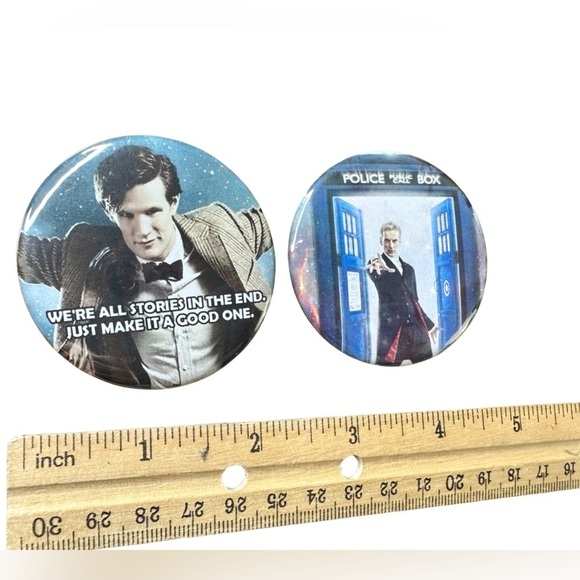 Dr. Who Pins (Bundle Of Two - Like New) 🇬🇧 - Picture 2 of 4